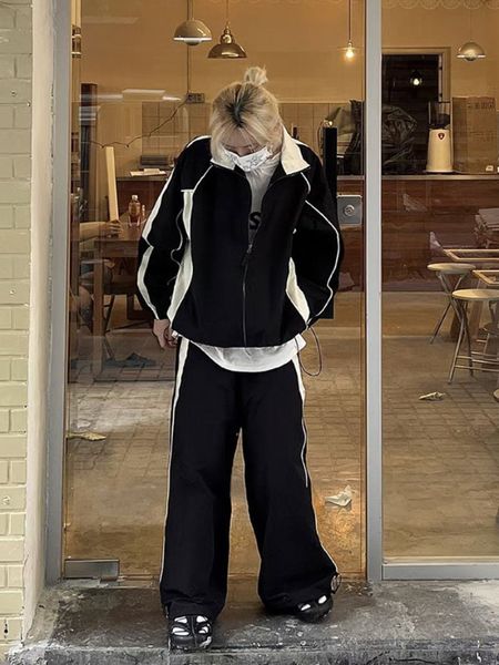 women's jackets patchwork windbreak techwear oversized female spring outerwear vintage y2k jacket korean streetwear harajuku 230821, Black;brown
women's jackets patchwork windbreak techwear oversized female spring outerwear vintage y2k jacket korean streetwear harajuku 230821, Black;brown