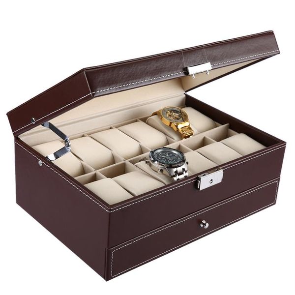 original multifunctional drawer-style pu watch box collection jewelry display collection storage case watches boxes holder302i, Black;blue
original multifunctional drawer-style pu watch box collection jewelry display collection storage case watches boxes holder302i, Black;blue