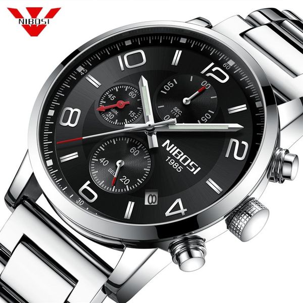 nibosi new type luxury watch quartz wrist watch fashion stainless steel watch for man relogio masculino exquisite silver255a, Slivery;brown
nibosi new type luxury watch quartz wrist watch fashion stainless steel watch for man relogio masculino exquisite silver255a, Slivery;brown