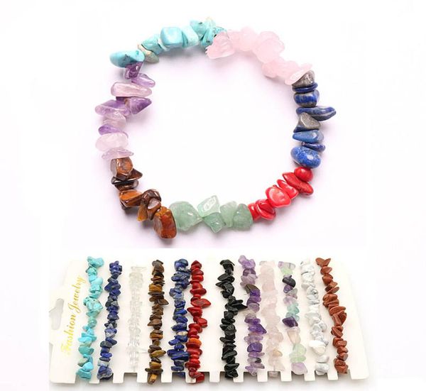 new 7 chakra charm natural stone gravel stone bangle for women men couple healing balance bracelet fashion jewelry gift3860732, Black
new 7 chakra charm natural stone gravel stone bangle for women men couple healing balance bracelet fashion jewelry gift3860732, Black