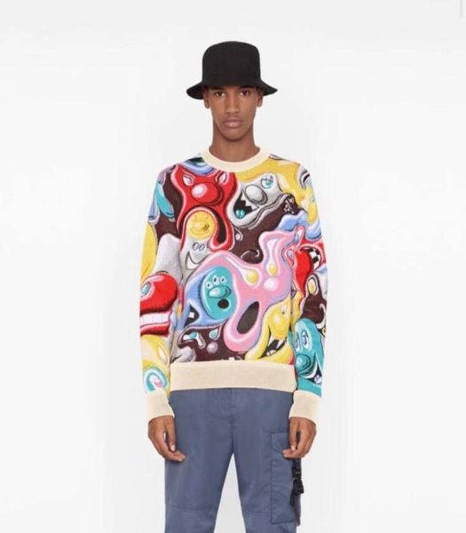 2022 fall winter new arrival men woolen sweaters women cartoon pullovers handpainted tie dye knit kawaii kenny oneck jumper7311980, White;black
2022 fall winter new arrival men woolen sweaters women cartoon pullovers handpainted tie dye knit kawaii kenny oneck jumper7311980, White;black