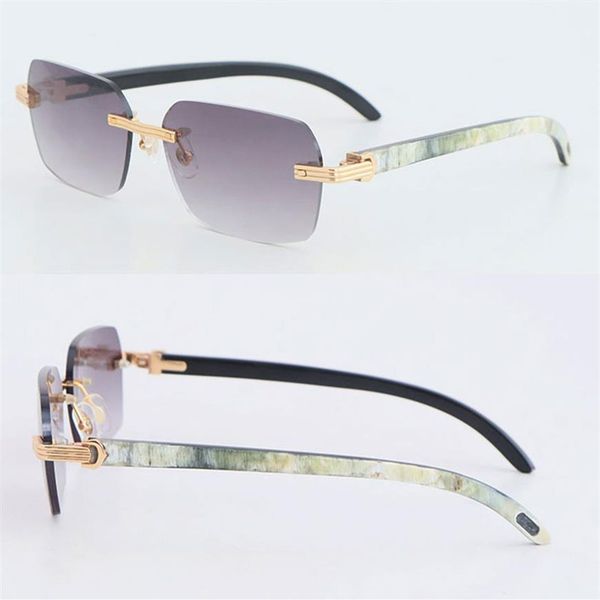 new designer model rimless sunglasses woman white inside black buffalo horn 02868 glasses 18k gold women large square glasses driv284s, White;black
new designer model rimless sunglasses woman white inside black buffalo horn 02868 glasses 18k gold women large square glasses driv284s, White;black