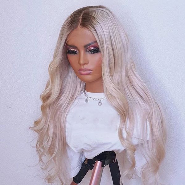 Grey New Ombre Lace Front Human Hair Wig Blonde Body Wave Lace Front Wig HD Transparent Glueless Wig For Black Women Preplucked, Black color
Grey New Ombre Lace Front Human Hair Wig Blonde Body Wave Lace Front Wig HD Transparent Glueless Wig For Black Women Preplucked, Black color