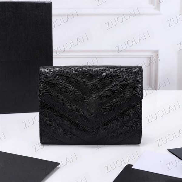 414404 zipper designer coin purse short wallets mens for women leather business credit card holder full leather luxury2029, Red;black