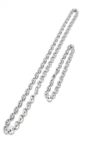 coffee bean necklace and bracelet set stainless steel mens jewellry two colors optional hip hop213428057841698521, Silver
coffee bean necklace and bracelet set stainless steel mens jewellry two colors optional hip hop213428057841698521, Silver