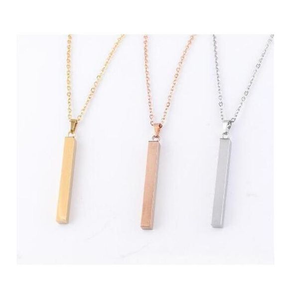 stainless steel bar pendant necklace rose gold silver solid blank bar charm for buyer own engraving jewelry lgetv1647516
stainless steel bar pendant necklace rose gold silver solid blank bar charm for buyer own engraving jewelry lgetv1647516