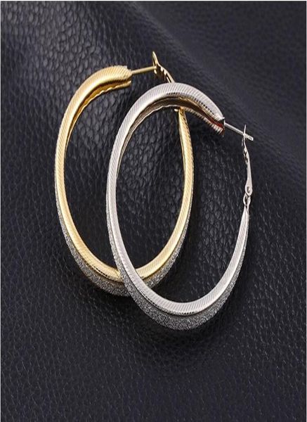 fashion shiny earring scrub circle hoop earrings european punk silver gold plated earrings eardrop statement party jewelry1450709, Golden;silver
fashion shiny earring scrub circle hoop earrings european punk silver gold plated earrings eardrop statement party jewelry1450709, Golden;silver