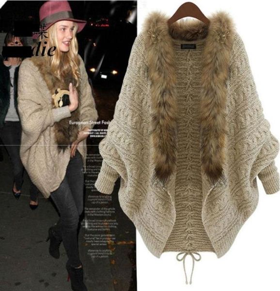 womens sweaters whole autumn winter women sweater wool cardigans sweater shawls big wraps bat sleeve knit cardigan fur shawl c1166174, White;black
womens sweaters whole autumn winter women sweater wool cardigans sweater shawls big wraps bat sleeve knit cardigan fur shawl c1166174, White;black