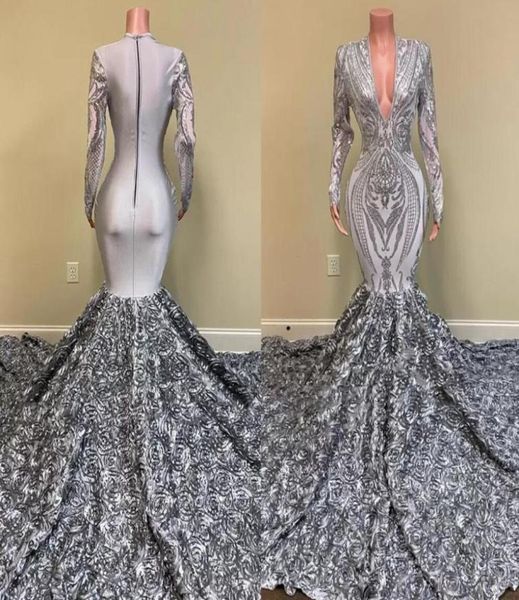 vintage long sleeve prom dresses mermaid v neck silver full sleeve 3d flowers long train women formal party evening gowns1278158, Black
vintage long sleeve prom dresses mermaid v neck silver full sleeve 3d flowers long train women formal party evening gowns1278158, Black