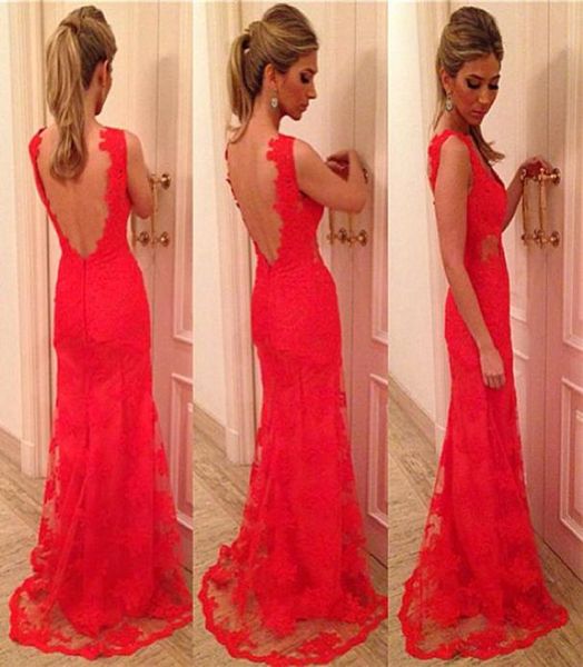 real image vestidos de baile appliques cut out backless red lace prom dresses 2015 elie saab long mermaid evening gowns 1807845, Black;red
real image vestidos de baile appliques cut out backless red lace prom dresses 2015 elie saab long mermaid evening gowns 1807845, Black;red