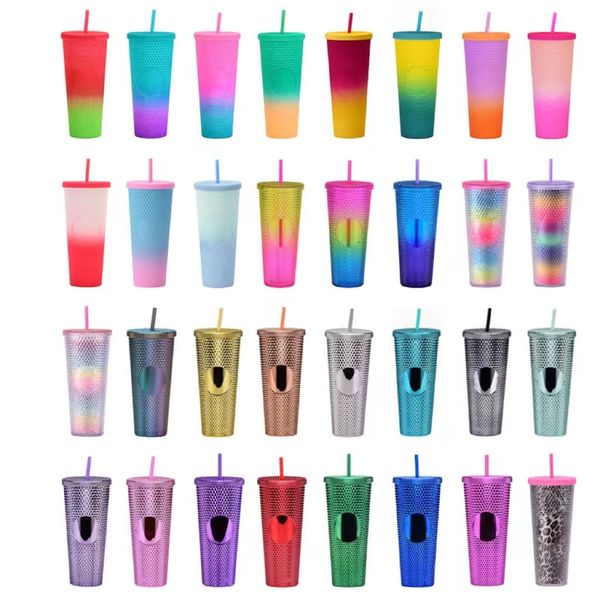 yuexuan 24 oz diamond studded tumbler with straw and leak proof lid reusable iced coffee cup plastic coffee mug bright durian cups gift 100%
yuexuan 24 oz diamond studded tumbler with straw and leak proof lid reusable iced coffee cup plastic coffee mug bright durian cups gift 100%