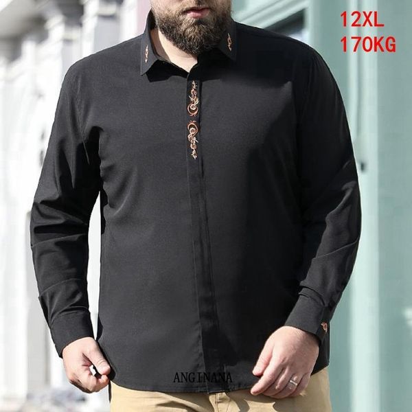 men's casual shirts plus size 12xl 170kg men's long sleeve oversized shirt large 10xl 9xl 8xl business spring lapel dark blue red, White;black
men's casual shirts plus size 12xl 170kg men's long sleeve oversized shirt large 10xl 9xl 8xl business spring lapel dark blue red, White;black
