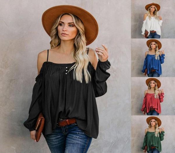 spring new women casual solid color offtheshoulder sling loose long sleeved cotton tshirt tee shirt 4454536, White
spring new women casual solid color offtheshoulder sling loose long sleeved cotton tshirt tee shirt 4454536, White