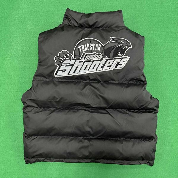 men trapstar shooters gilet black/reflective 1 quality embroidered lettering zip closure vest women, Black;brown
men trapstar shooters gilet black/reflective 1 quality embroidered lettering zip closure vest women, Black;brown