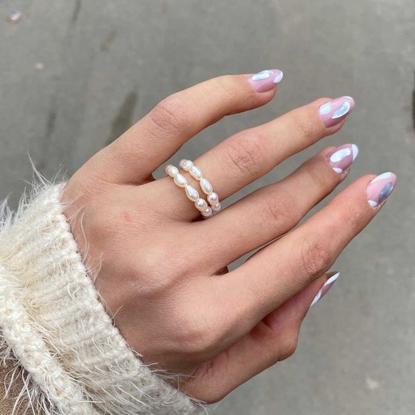 band rings elegant natural freshwater pearl rings for women multi beaded elastic finger rings fashion jewelry gifts r230822, Silver
band rings elegant natural freshwater pearl rings for women multi beaded elastic finger rings fashion jewelry gifts r230822, Silver