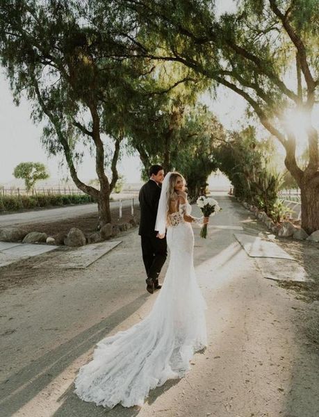 elegant lace mermaid wedding dresses for bride plus size applique sweetheart chapel train bridal gowns second reception dress cust6814397, White
elegant lace mermaid wedding dresses for bride plus size applique sweetheart chapel train bridal gowns second reception dress cust6814397, White