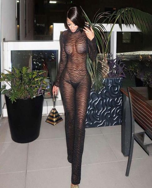 women seethrough jumpsuit luxury designer zebra pattern backless jumpsuits black sheer gauze long romper bodycon bodysuit ro4956152, Black;white
women seethrough jumpsuit luxury designer zebra pattern backless jumpsuits black sheer gauze long romper bodycon bodysuit ro4956152, Black;white