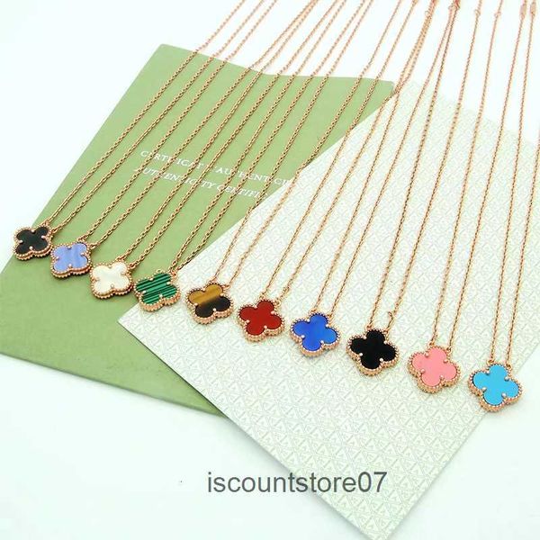 luxury brand designer for women fashionable new four-leaf clover high-quality steel 18k gold pendant necklace jewelry, Silver
luxury brand designer for women fashionable new four-leaf clover high-quality steel 18k gold pendant necklace jewelry, Silver