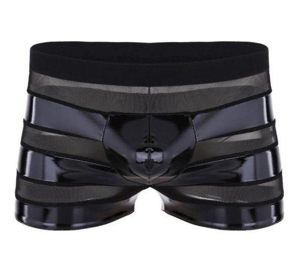 men lingerie bikini wetlook faux leather mesh patchwork stripe low waist boxer shorts briefs underwear latex panties m2xl wo6218192, Black;pink
men lingerie bikini wetlook faux leather mesh patchwork stripe low waist boxer shorts briefs underwear latex panties m2xl wo6218192, Black;pink