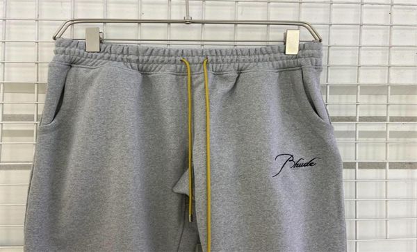 real pics embroidered trousers vintage drawstring terry sweatpants pants 4colors4322531, Black
real pics embroidered trousers vintage drawstring terry sweatpants pants 4colors4322531, Black