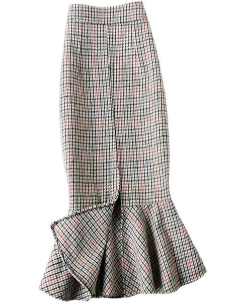 winter houndstooth mermaid woolen skirt women package hip elegant thick warm ruffled skirts trumpet skirt7606928, Black
winter houndstooth mermaid woolen skirt women package hip elegant thick warm ruffled skirts trumpet skirt7606928, Black