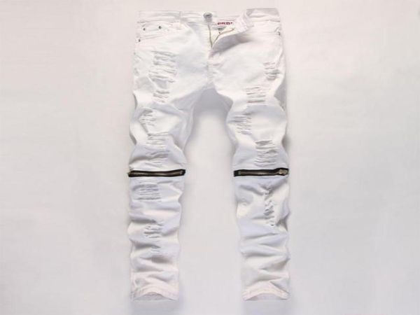ankle zipper mens jeans slim straight distressed hole ripped jeans men black white red skinny jogger pants male designer trouser6881614, Blue
ankle zipper mens jeans slim straight distressed hole ripped jeans men black white red skinny jogger pants male designer trouser6881614, Blue
