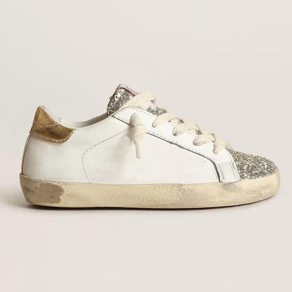 brand casual ggbds shoe sneakers super ball star shoes luxury golden sequin classic white do-old dirty designer kids shoes eu25-35, Black
brand casual ggbds shoe sneakers super ball star shoes luxury golden sequin classic white do-old dirty designer kids shoes eu25-35, Black