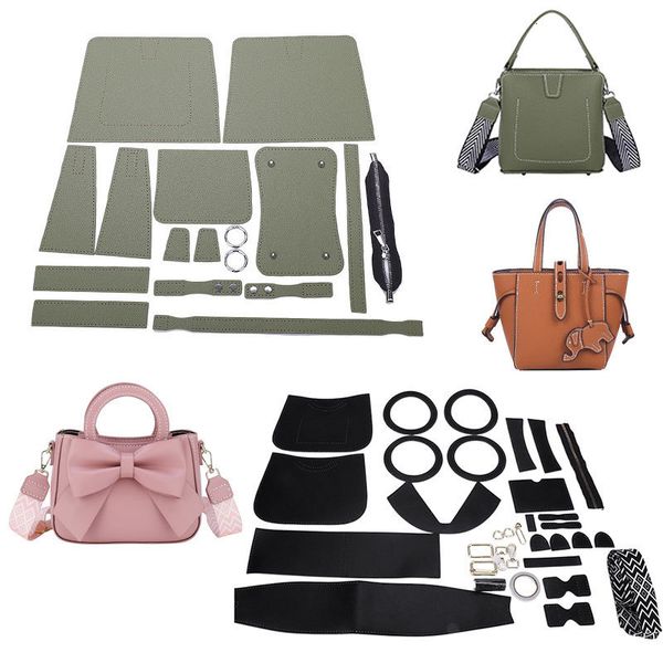 bag parts accessories diy sewing handmade bag set shloulder straps luxury leather bag making kit hand stitching accessories for women's, Black
bag parts accessories diy sewing handmade bag set shloulder straps luxury leather bag making kit hand stitching accessories for women's, Black