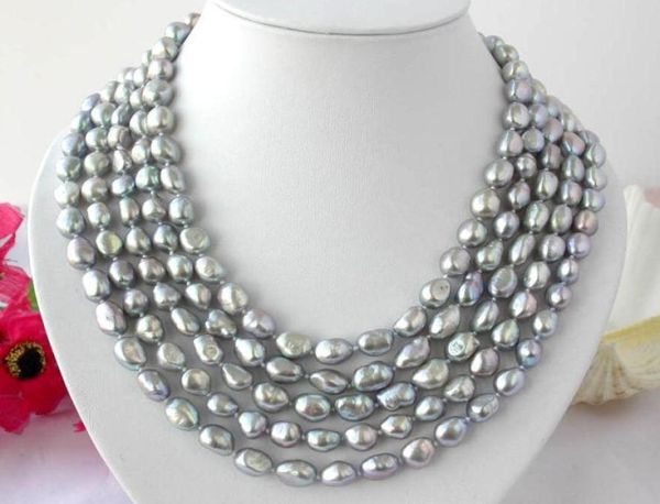 charming long 100quot 11mm baroque gray freshwater pearl necklace chains3664115, Silver
charming long 100quot 11mm baroque gray freshwater pearl necklace chains3664115, Silver