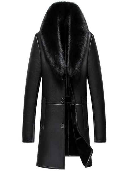 2020 winter new men genuine leather jacket mens sheepskin fur coat male slim business casual long jacket outerwear wi1190280, Black
2020 winter new men genuine leather jacket mens sheepskin fur coat male slim business casual long jacket outerwear wi1190280, Black