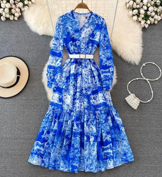 french style retro casual dresses print dress women new fashion spring autumn vneck long sleeve vintage animals print belt midi d6229194, Black;gray
french style retro casual dresses print dress women new fashion spring autumn vneck long sleeve vintage animals print belt midi d6229194, Black;gray