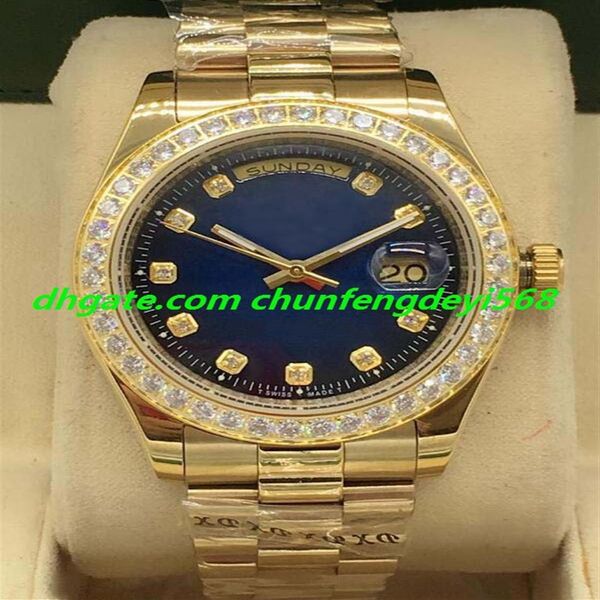 luxury watch 2 style mens 18k yellow gold diamond dial bezel 41mm steel bracelet automatic fashion men's watches wristwatch284f, Slivery;brown
luxury watch 2 style mens 18k yellow gold diamond dial bezel 41mm steel bracelet automatic fashion men's watches wristwatch284f, Slivery;brown