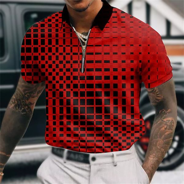 men's polos gradient men's zip polo 2023 lattice 3d print graphic caucal stripes lapel simple shirt man golf shirts short sleeves, White;black
men's polos gradient men's zip polo 2023 lattice 3d print graphic caucal stripes lapel simple shirt man golf shirts short sleeves, White;black