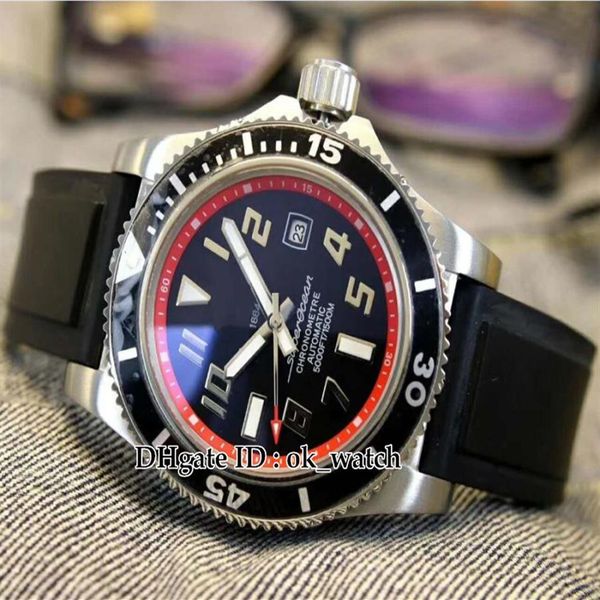 new watch superocean black red dial automatic men's watch a1736402 ba31 silver case rubber strap gents sport wat269c, Slivery;brown
new watch superocean black red dial automatic men's watch a1736402 ba31 silver case rubber strap gents sport wat269c, Slivery;brown