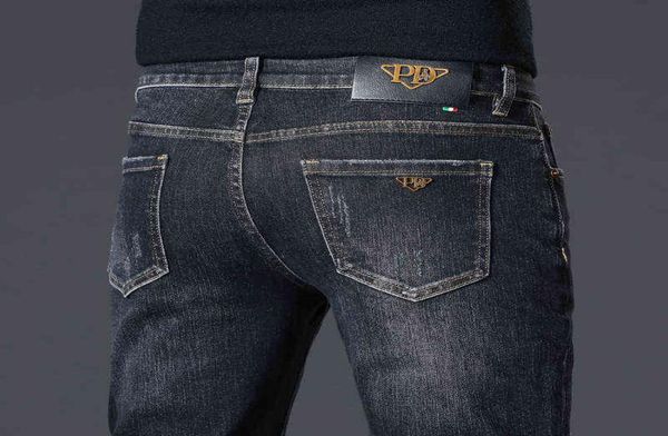 end high brand jeans men039s autumn winter elastic slim small straight tube middle waist youth9427624, Blue
end high brand jeans men039s autumn winter elastic slim small straight tube middle waist youth9427624, Blue