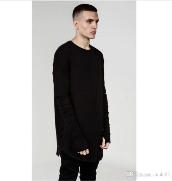 mens hip hop t shirt full long sleeve tshirt with thumb hole cuffs tees shirts curve hem men street wear 4527489, White;black
mens hip hop t shirt full long sleeve tshirt with thumb hole cuffs tees shirts curve hem men street wear 4527489, White;black