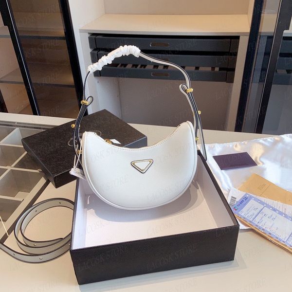 women designers bag half moon totes fashion handbags evening bags classic crossbody with double shoulder strap triangle letter present box
women designers bag half moon totes fashion handbags evening bags classic crossbody with double shoulder strap triangle letter present box