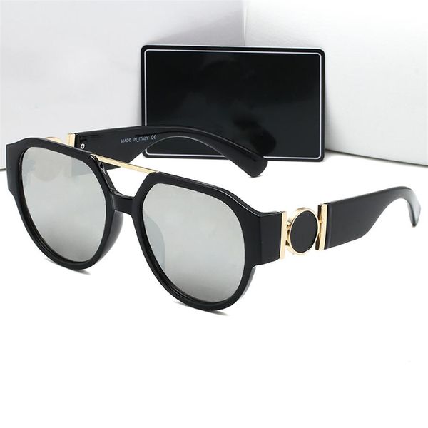 

designer sunglasses brand eyeglasses 4371 men outdoor shades big pc frame classic lady luxury sun glasses for women223s, White;black