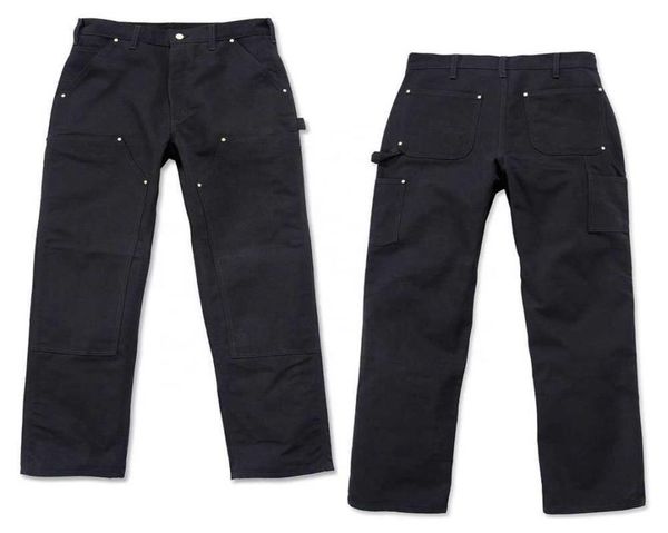 men039s black double knee carpenter pants work jeans denim painter custom regular cargo pants for men2130004, Blue
men039s black double knee carpenter pants work jeans denim painter custom regular cargo pants for men2130004, Blue
