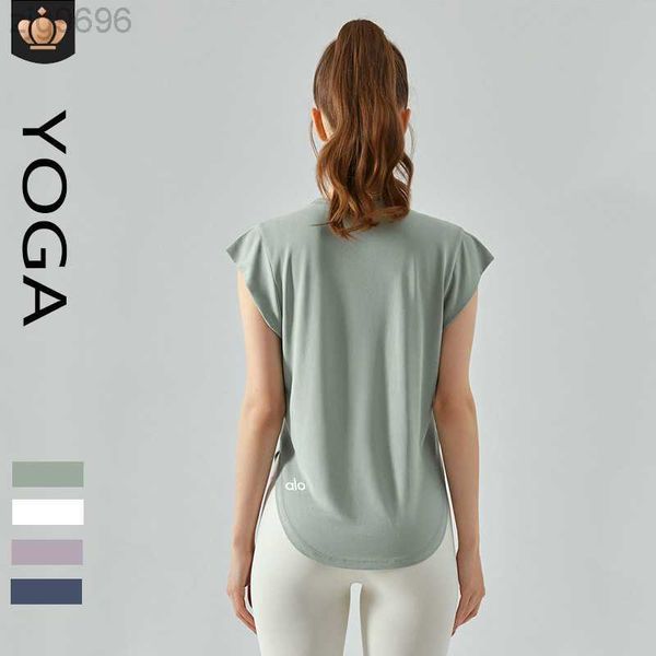 desginer al yoga t shirt women's loose body covering and slimming fitness exercise short-sleeved casual sweat-absorbing quick-drying su, White
desginer al yoga t shirt women's loose body covering and slimming fitness exercise short-sleeved casual sweat-absorbing quick-drying su, White