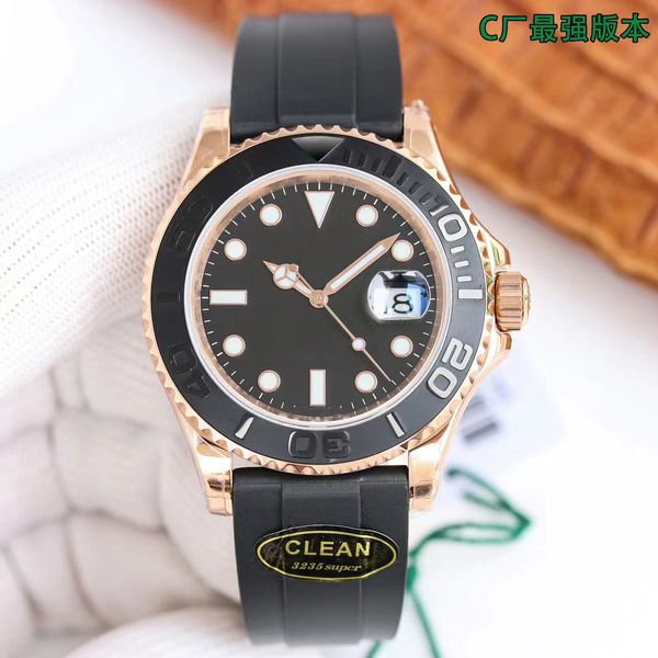 clean factory produces 126655 series men's business watch 2836/3235 integrated movement rubber strap rose gold case scratch resistant s, Slivery;brown
clean factory produces 126655 series men's business watch 2836/3235 integrated movement rubber strap rose gold case scratch resistant s, Slivery;brown