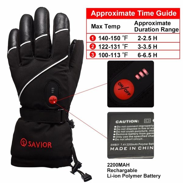 sports gloves savior electric heat glove outdoor ski golf riding sport lithium battery heating 230821, Black
sports gloves savior electric heat glove outdoor ski golf riding sport lithium battery heating 230821, Black