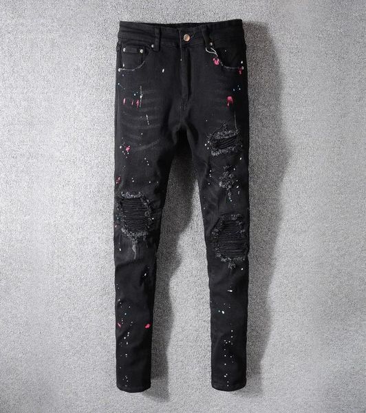 2019 new mens stylist jeans distressed zipper jeans mens biker pants ripped denim pants size 28407338486, Blue
2019 new mens stylist jeans distressed zipper jeans mens biker pants ripped denim pants size 28407338486, Blue