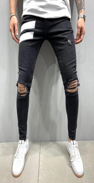 men skinny denim biker side striped jeans ripped pencil pants destroyed hole hip hop slim fit man scratched jean hombre pantalon7659855, Blue
men skinny denim biker side striped jeans ripped pencil pants destroyed hole hip hop slim fit man scratched jean hombre pantalon7659855, Blue
