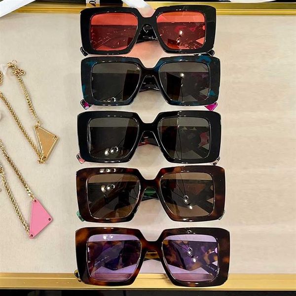2022 season womens luxury sunglasses pr23ys designer turquoise green on both sides decorative temples women fashion brand sun glas260i, White;black
2022 season womens luxury sunglasses pr23ys designer turquoise green on both sides decorative temples women fashion brand sun glas260i, White;black