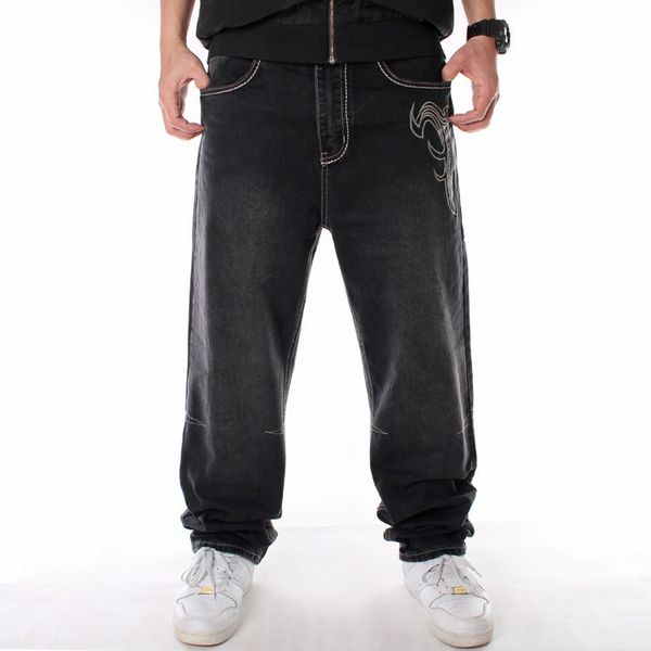 men's pants man loose baggy jeans hiphop skateboard denim street dance hip hop rap male black trouses chinese size 30 230821
men's pants man loose baggy jeans hiphop skateboard denim street dance hip hop rap male black trouses chinese size 30 230821