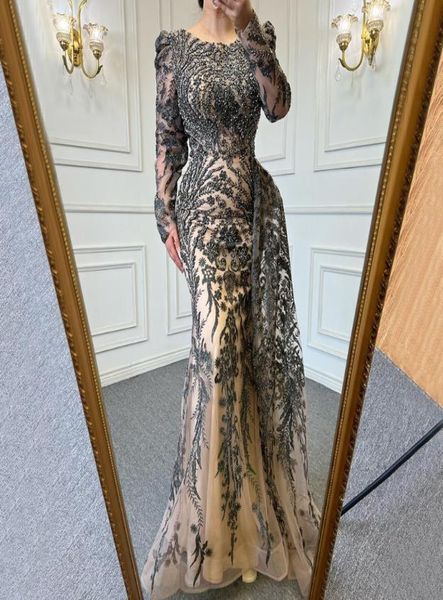 party dresses serene hill muslim brown luxury evening gowns 2022 beaded mermaid overskirt elegant for women la71610party8392424, White;black
party dresses serene hill muslim brown luxury evening gowns 2022 beaded mermaid overskirt elegant for women la71610party8392424, White;black
