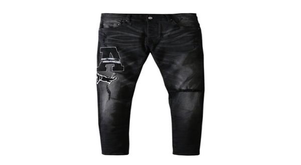 mens jeans embroidered letters washed black slim casual pants europe and america7155896, Blue
mens jeans embroidered letters washed black slim casual pants europe and america7155896, Blue
