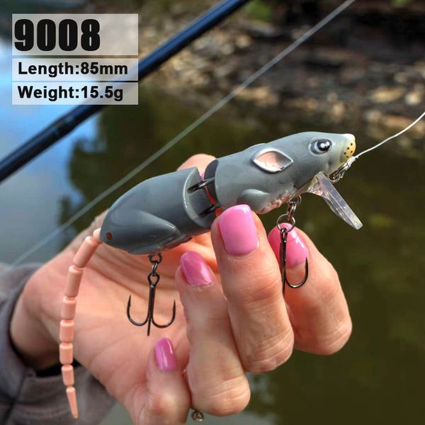 baits lures 155g 85mm ater rat wakebait multisection mouse lure artificial bait rat minnow wobbler fishing pesca bass lures 230821
baits lures 155g 85mm ater rat wakebait multisection mouse lure artificial bait rat minnow wobbler fishing pesca bass lures 230821