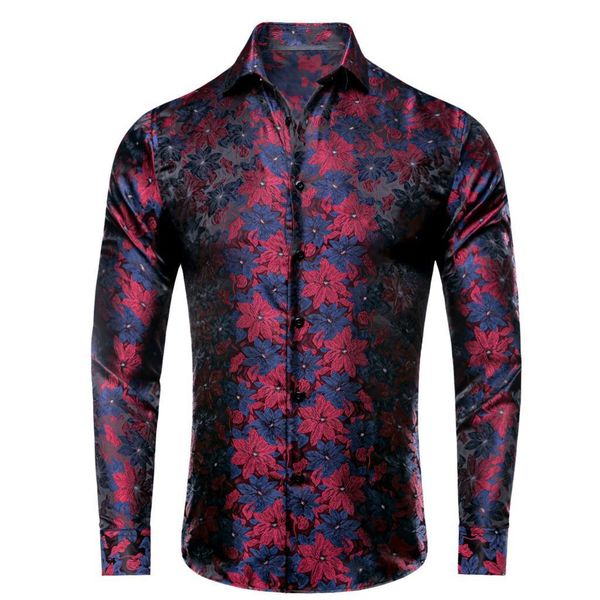 men's casual shirts hitie red blue silk mens lapel long sleeve social dress suit shirt jacquard floral male blouse clothing wedding bus, White;black
men's casual shirts hitie red blue silk mens lapel long sleeve social dress suit shirt jacquard floral male blouse clothing wedding bus, White;black